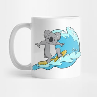 kawaii surfing koala Mug